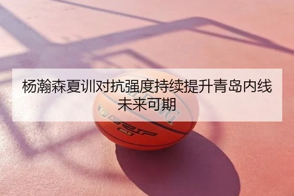 杨瀚森夏训对抗强度持续提升青岛内线未来可期